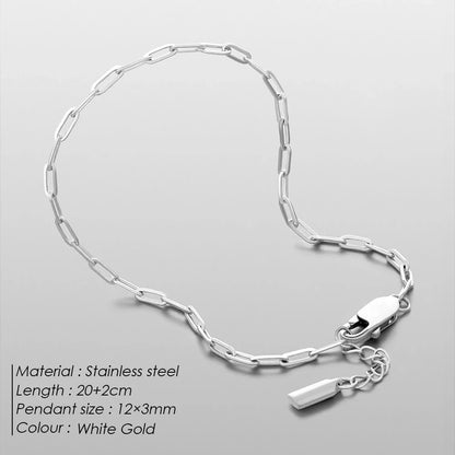 CLIP CHAIN BRACELET (Silver)