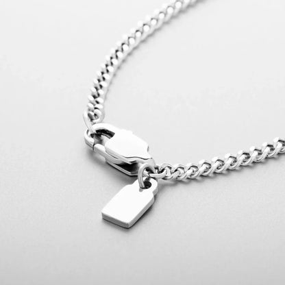 MINIMAL CHAIN NECKLACE (Silver)