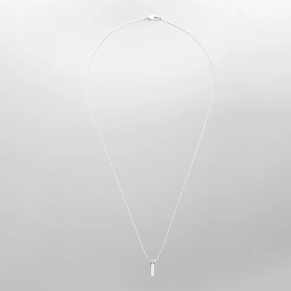 PENDANT NECKLACE CHAIN SIMPLE (Silver)