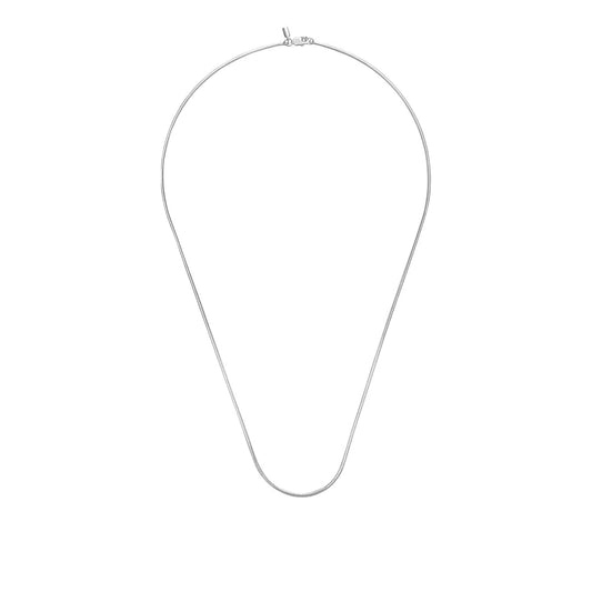 SNAKE BONE CHAIN NECKLACE (Silver)