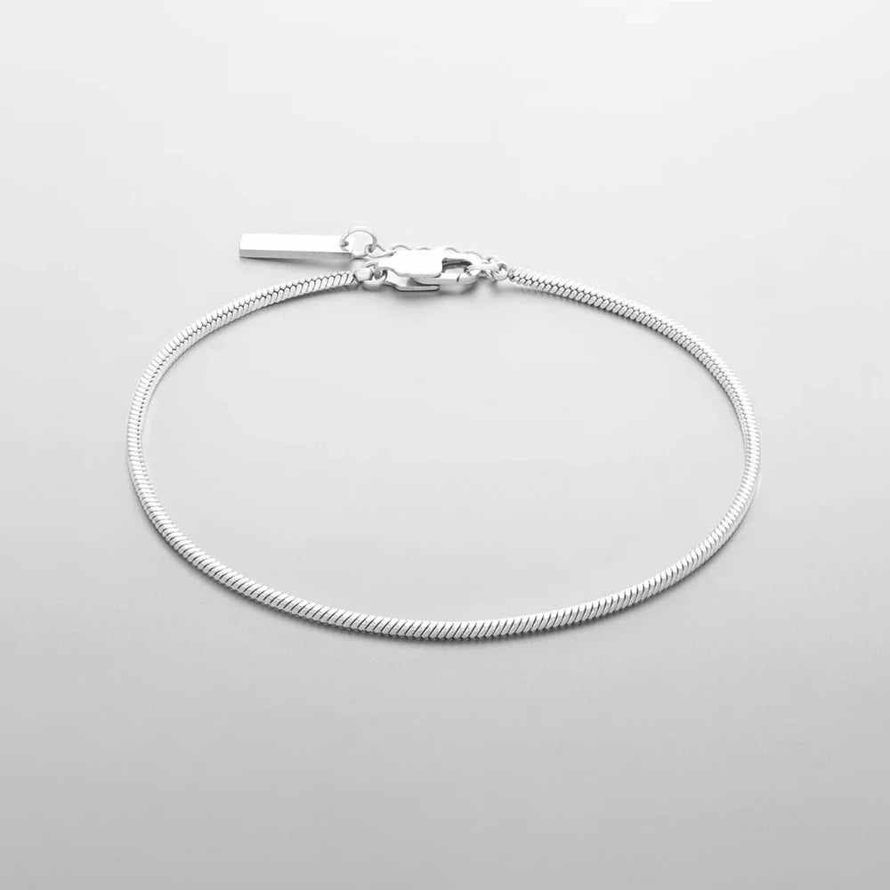 SQUARE CHAIN BRACELET (Silver)