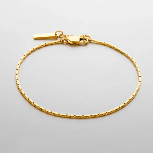 WIRE CHAIN BRACELET (Gold)